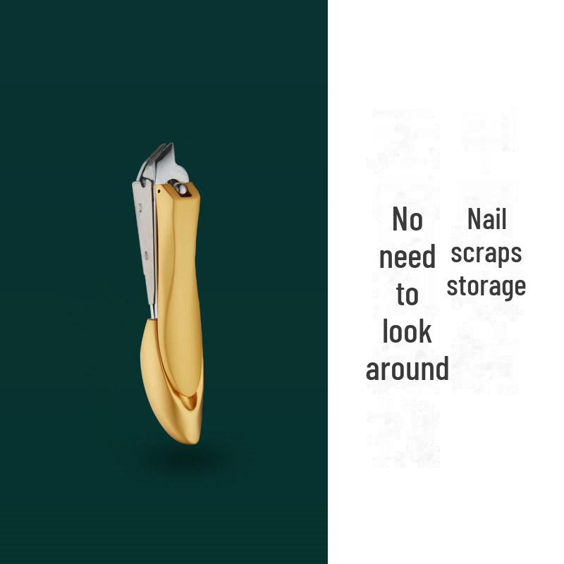 

Большие кусачки для ногтей Mantis Anti-Splash с косым краем — набор для дома oblique mouth золотой