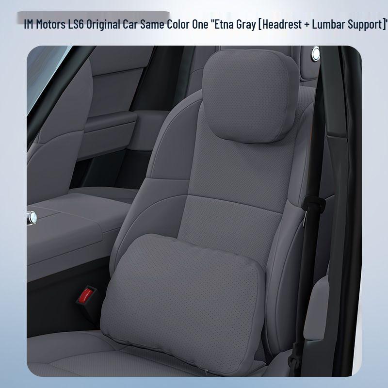 Zeekr LS6 Headrest Lumbar & Neck Support Pillow, Car Interior Essential.