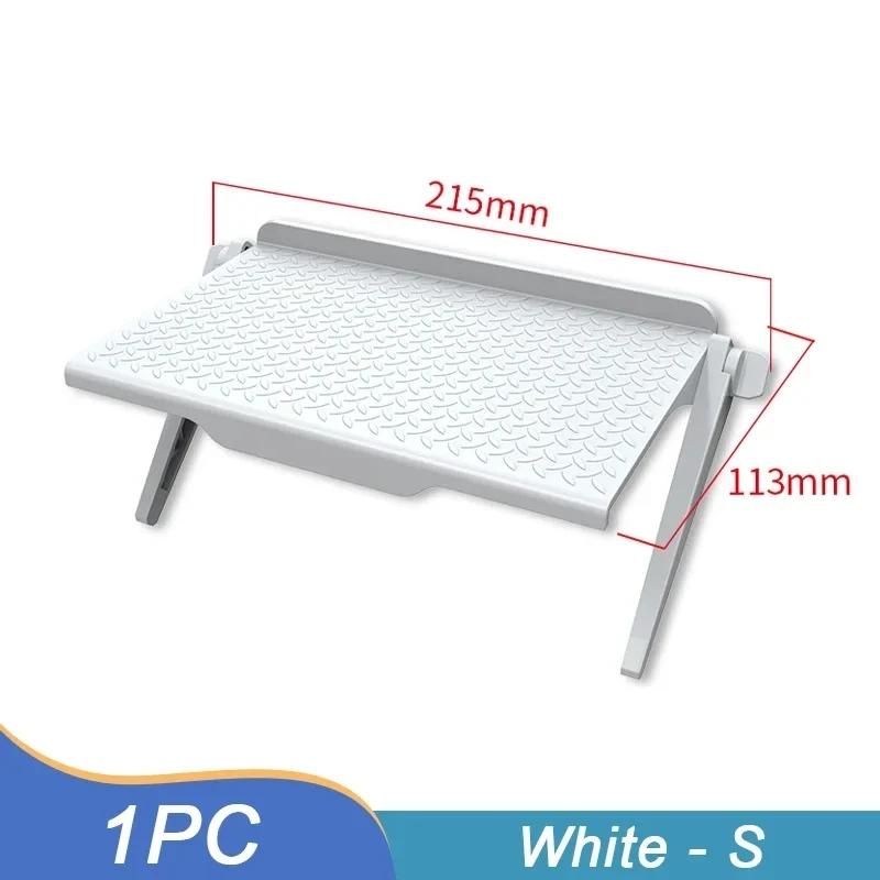 

Регулируемая стойка для монитора телевизора, держатель верхней полки для хранения экрана телевизора, подставка для дисплея компьютера, полка для маршрутизатора, домашний органайзер