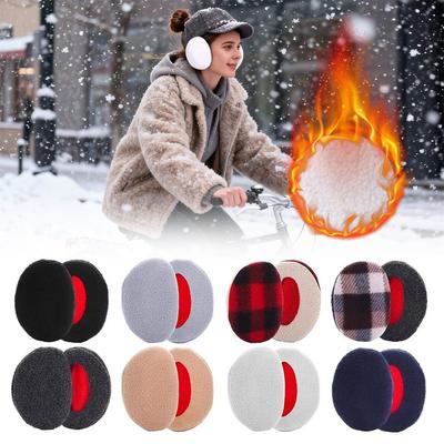 Fashion Accessory Fluffy Fleece Bandless Ear Warmers Ear Protection Windproof Earmuffs Soft Warm Ear Caps Outdoor Activities