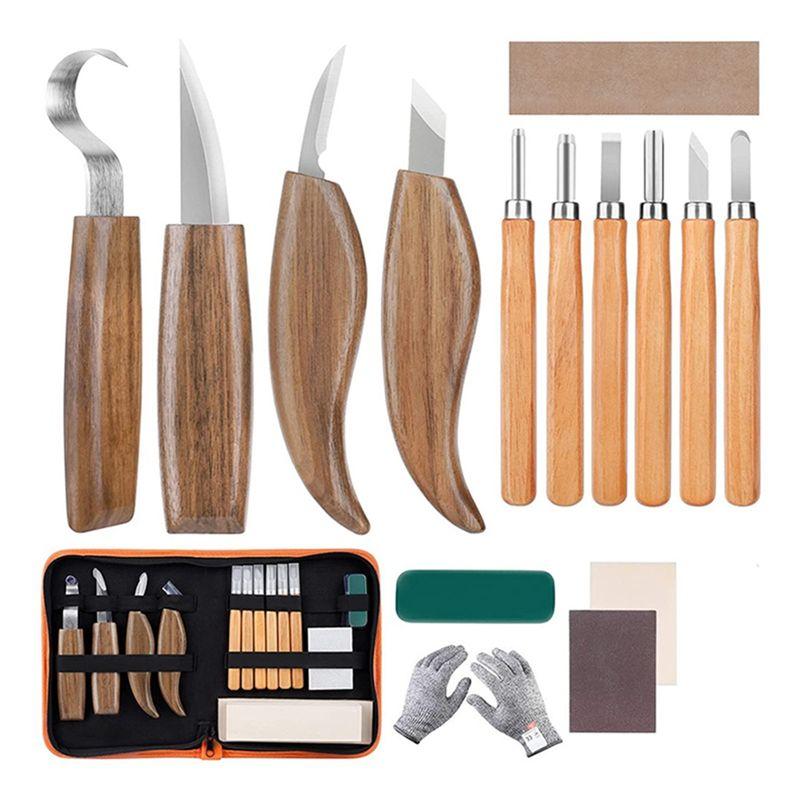 Wood carving sets, woodworking tool sets, luxurious wood carving sets, carving knife sets как