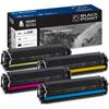 4er-Pack kompatible HP 201A CF400A CF401A CF402A CF403A Toner für HP Color LaserJet M252n Pro – Schwarzpunkt