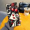 Case for Samsung Galaxy S26 Ultra S24 S10 S9 S21 FE S23 S20 Ultra Note 20 8 9 10 S25 Plus Funda Phone Cover Poker Mushroom