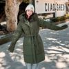 Fashion temperament cotton-padded clothes women's winter new foreign style jacket top cotton-padded clothes big fur collar coat women's cotton-padded