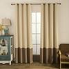 Keqiao Curtains Finished Curtains Solid Color Splicing Curtains Blackout Curtains Gradually Change Color Curtains