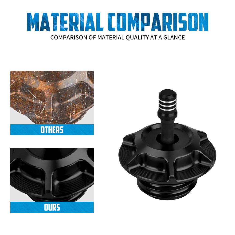 Motorcycle Tank Gas Cap Aluminum Oil Fuel Tanks Cover Universal For Harley All Female Threaded Model Except Touring 2023.5-2025