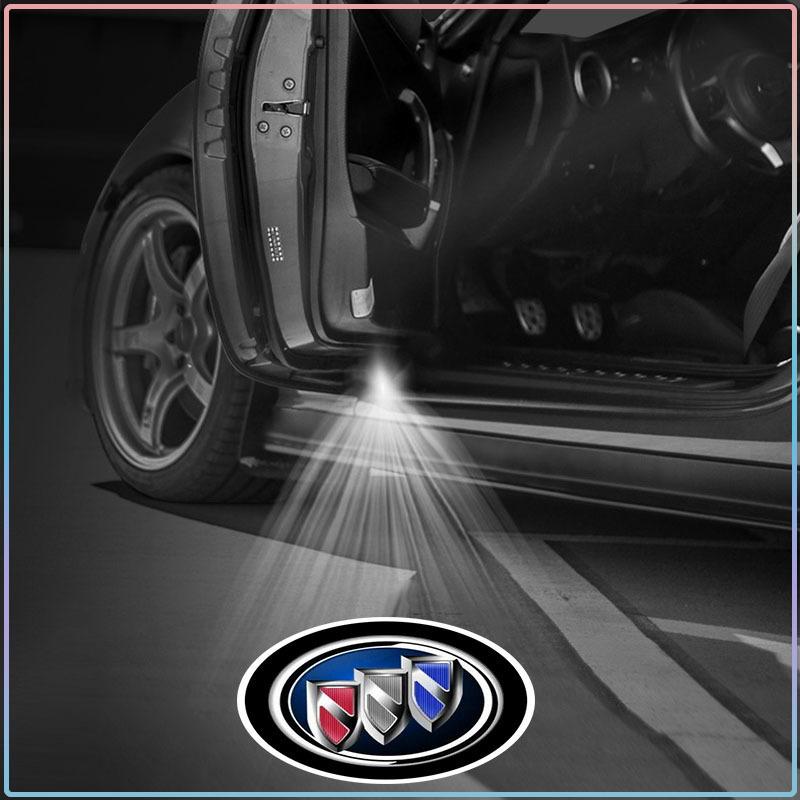 2Pcs/Set Led Car Door Logo Emblem Welcome Light Car Accessories For Buick Regal GS GL6 GL8 Avenir Lacrosse Riviera Envision Lesabre Velite
