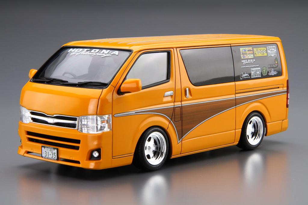 Aoshima Bunka Kyozai The Tuned Car Series 11 Toyota Hot Company TRH200V Hiace 2012 Plastic Model Kit Co., Ltd. 1/24 No.