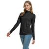 Teseulla Women'S Uv Protection Training Quarter Zip Cooling T-Shirt