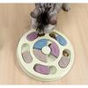 Smart Tool Food Compartments Pet Slow Feeder Wheel Puzzle Dog Feeding Tray Slow Feeder Pet Bowl for Cats Dogs Playing Toys