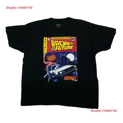 Back To the Future New Adult T Shirt Pulp Comic Cover Style Vintage Washed Stretched Streetwear Comfortable Stylish Soft