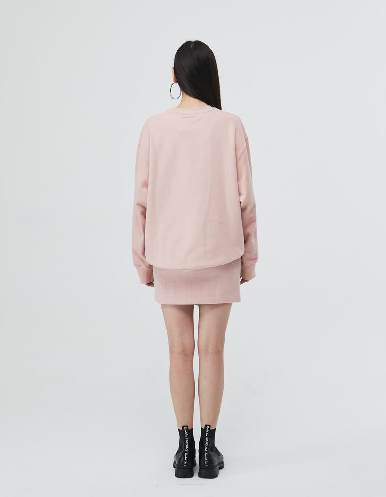 Wordog Zip-Up Mini Skirt Indian Pink