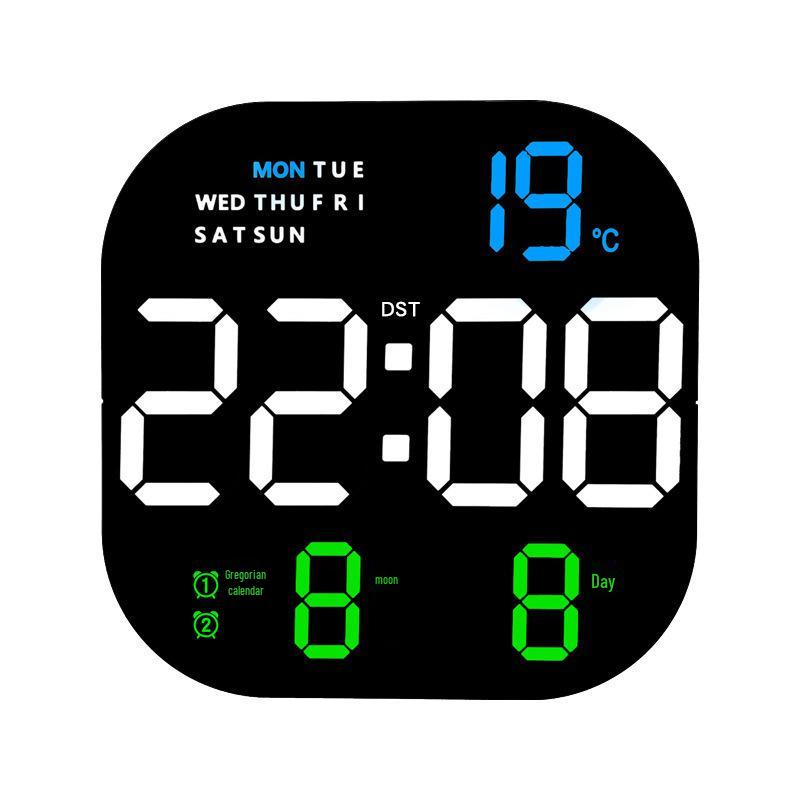 LED Acrylic Decorative Gym Wall Clock with Countdown Timer for Living Room