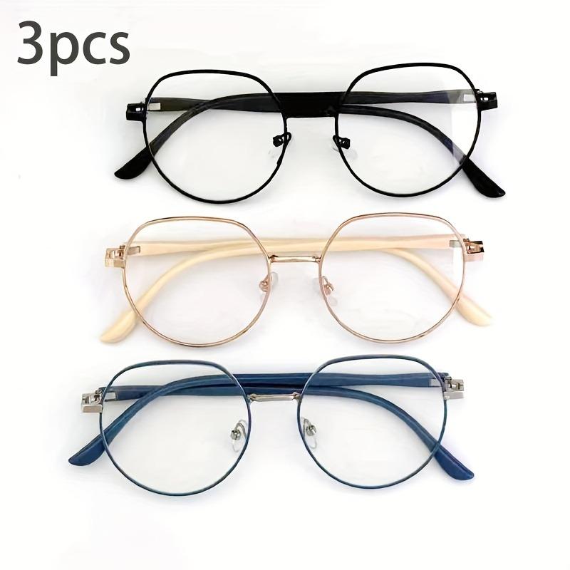 3pcs Transparent Lenses for Both Men as well as ladies Suitable for Formal Occasions as well as Daily Wear in Offices as well as Leisure Activities