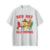 Red Hot Silly Peppers Funny Meme Graphic T Shirts Unisex Women Vintage Gothic Metal Rock Tshirt Unisexs Summer Casual Humor Tshirts