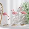 Kreative Flamingo-Cartoon-Dekoration Harz-Handwerk Heim-Wohnzimmer Schreibtisch-Dekoration