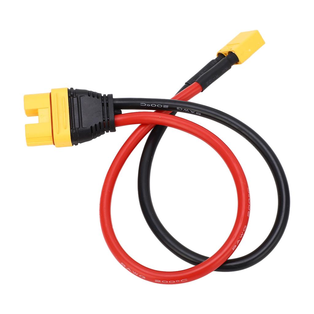 AS150U Female To XT90 Male Adapter 8AWG Silicone Wire Connect Convert Cables for Planters Sky