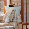 Korean Singer L-Lee J-Ji E-Eun I-IU Cushion Cover Pillowcase Upholstery Sofa Throw Pillow Home Decor Pillowcas