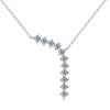 3mm Fairy Unique Design Moissanite Pendant Necklace D VVS1 Premium Delicate Fashion Fine Jewelry