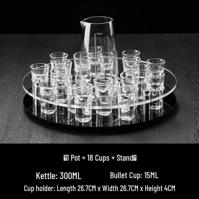 Handmade Glass Shot Glass Set