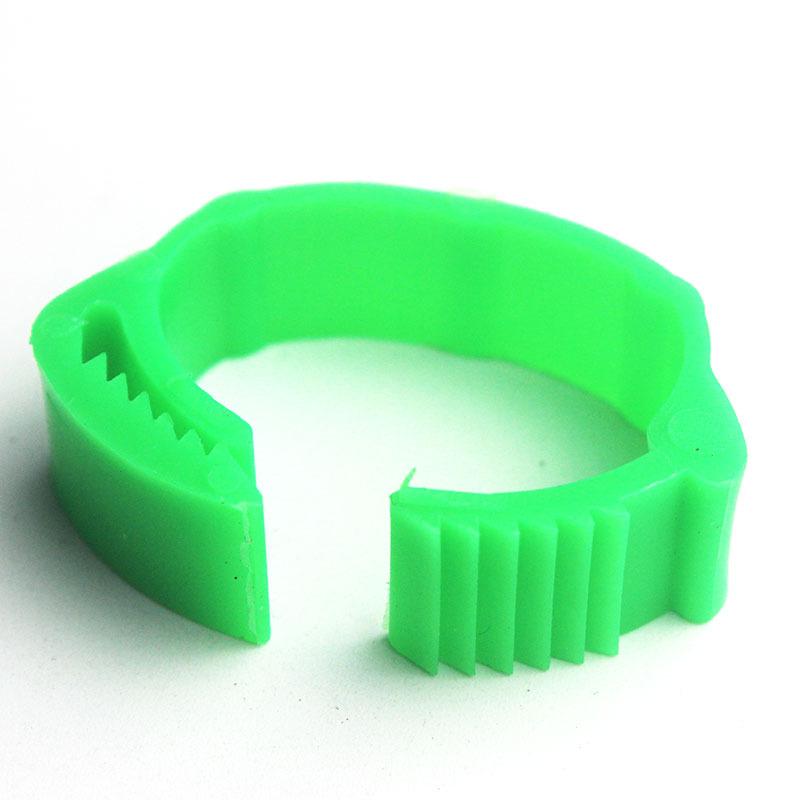 Laser Engraved Poultry Leg Rings for Chickens, Ducks, and Geese - Identification Markers