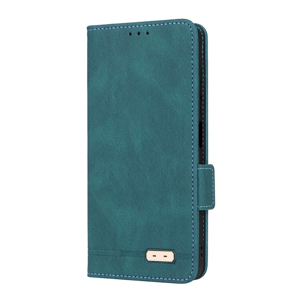 Pour Realme C75 4G Étui Portefeuille en Cuir à Rabat Housse de Téléphone avec Décoration Métallique