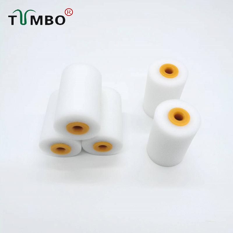 2-inch Water-Based Sponge Roller & Brush Set for Paint, Latex, Glue & Cleaning 3 handles