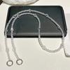 Perlebesatt Telefon-Lanyard Crossbody 1,2m Anti-Mistet Telefon-Smykkekjeder med Festelapp
