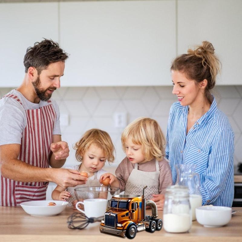 Realistic Truck Shape Mug With Sturdy Resin Materials Perfect For Truck Enthusiasts And Outdoor Sports Lover