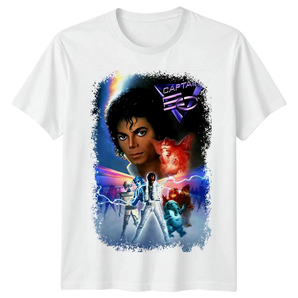 Captain EO (1986) Movie Poster Inspired T-Shirt Retro 80s Tee Unisex  Streetwear Graphic T Shirts