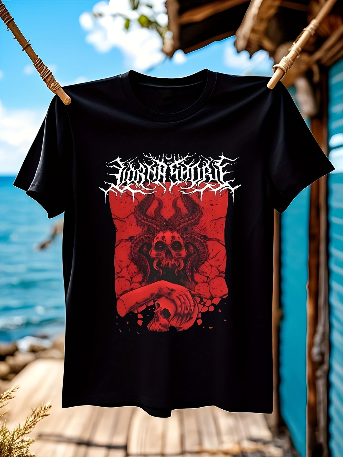Gothic Heavy Metal Graphic Tshirt Graphic Tshirt - Black ... XXXL