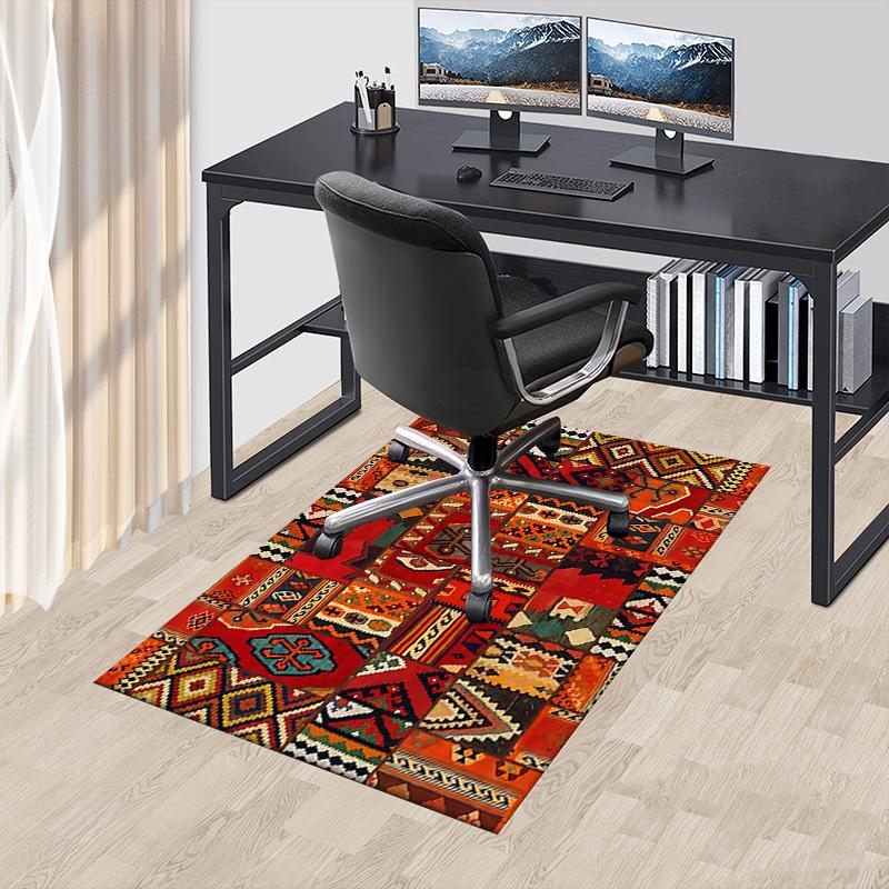 1PC kilim patchwork Extra Large Non Slip Floor carpet, Office, family, bedroom, Studio Large Area Rug Indoor Rugs, , Vibrant Colors