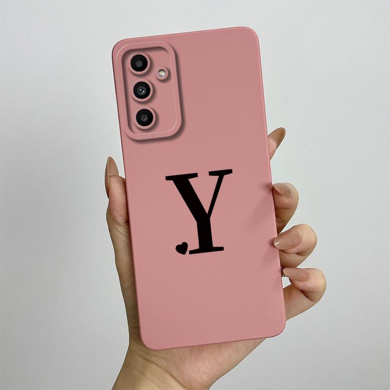 

For Samsung Galaxy A05s Case SM-A057F Luxury Letters Back Cover Liquid Soft Silicone Bumper Cases For Samsung A05s A 05s Fundas Galaxy A05s