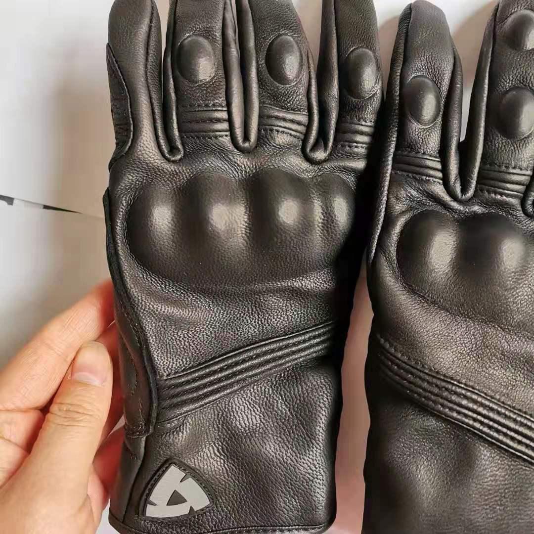 

«Голландские мотоциклетные перчатки из овчины с защитой от падений и сенсорным экраном — ветрозащитные для всех сезонов»