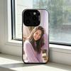Natalie Portman A-Actor Phone Case For iPhone 17,16,15,14,13,12,11 Plus,Pro Max,XS,Colored Silver Plated Inside Cover