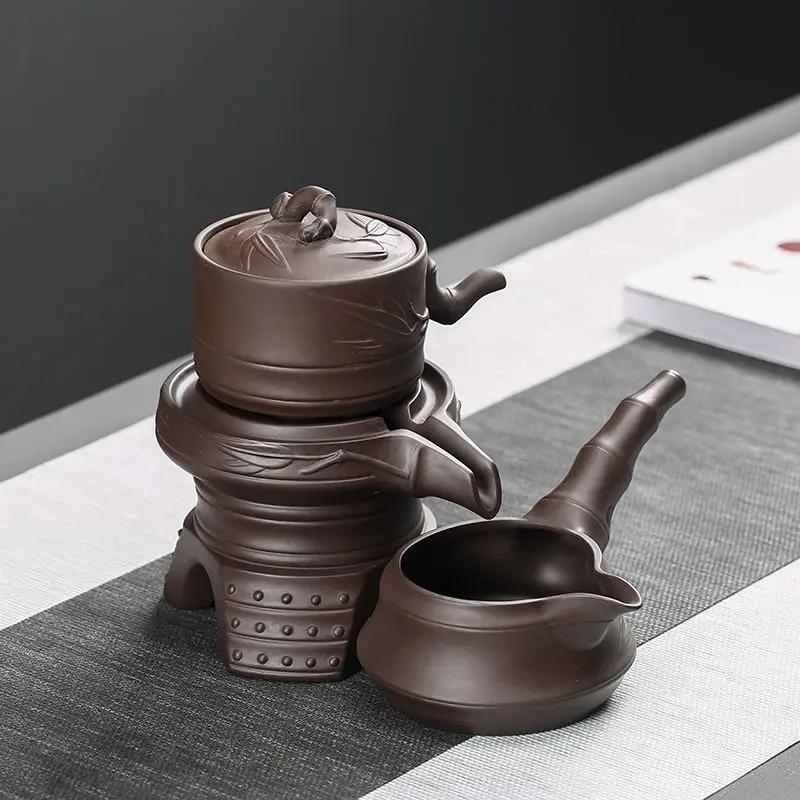 

Purple Sand Lazy Man Semiautomatic Kung Fu Tea Set Ceremony Making Tool