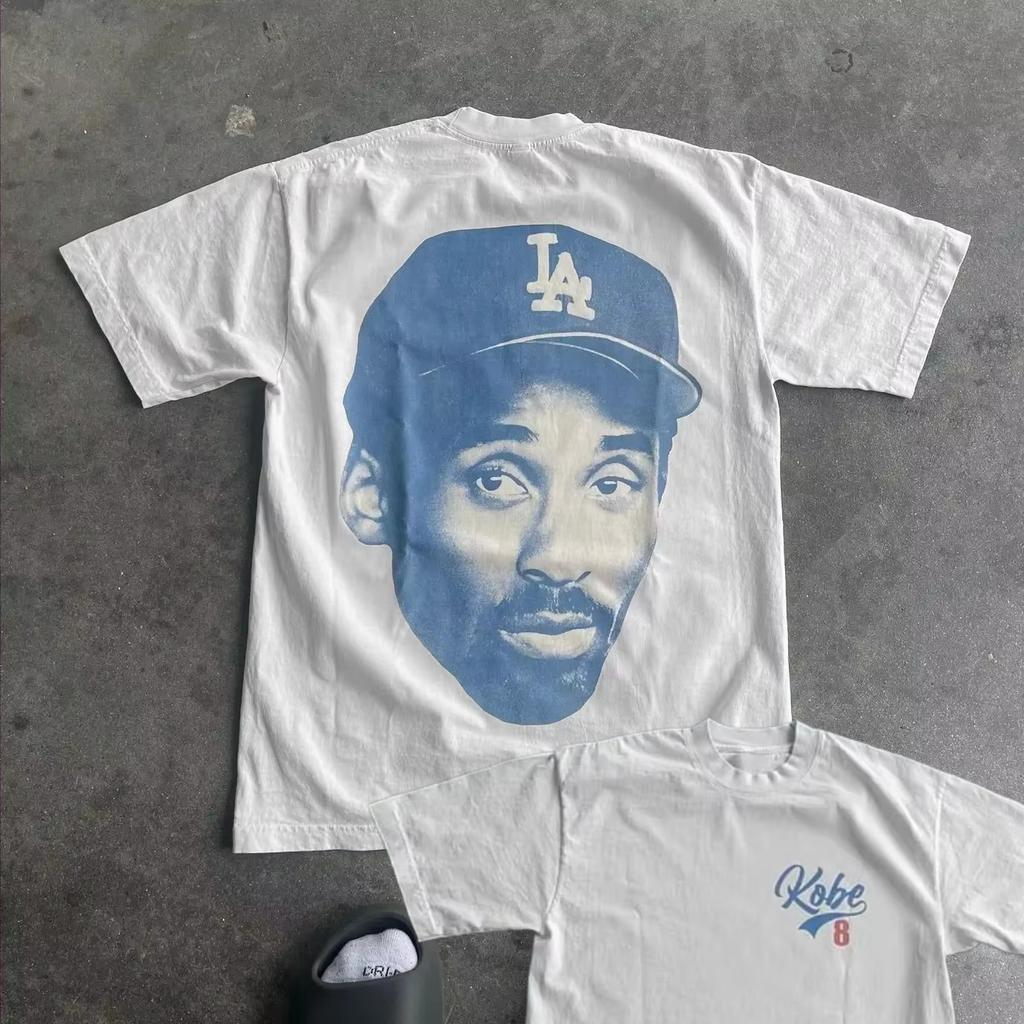Kobe Bryant Hvězda Basketbalu Tričko Muži Ženy Krátký Rukáv Bavlněná Trička Vysoká Kvalita Y2k Tričko Unisex Letní Topy Streetwear