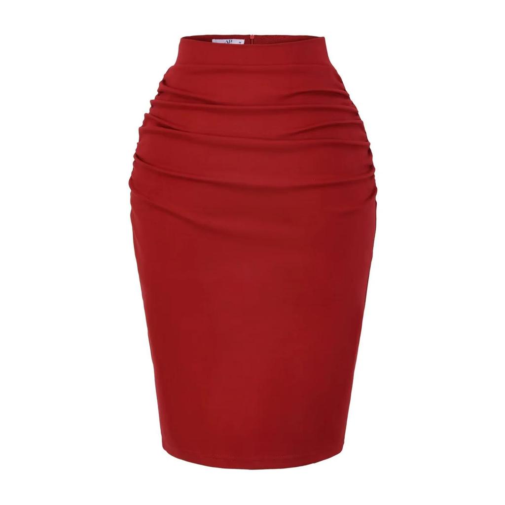 Feng Dian Mei Ku Herbst 2025 Faltenrock mit hohem Bund, sexy Schlitz für Damen - Europäischer & Amerikanischer Stil