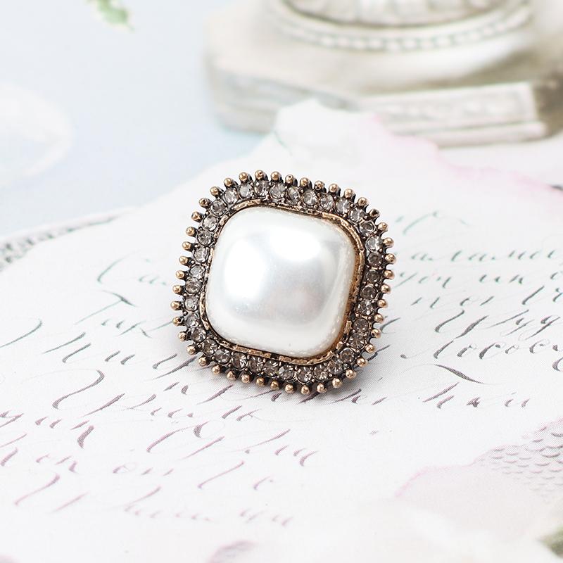 Antique Pearl Diamond Shoe Buckle Crystal Gem Shoelace Decorative Flower Rhinestones Shoelaces Decoration Shoe Charms Accessorie