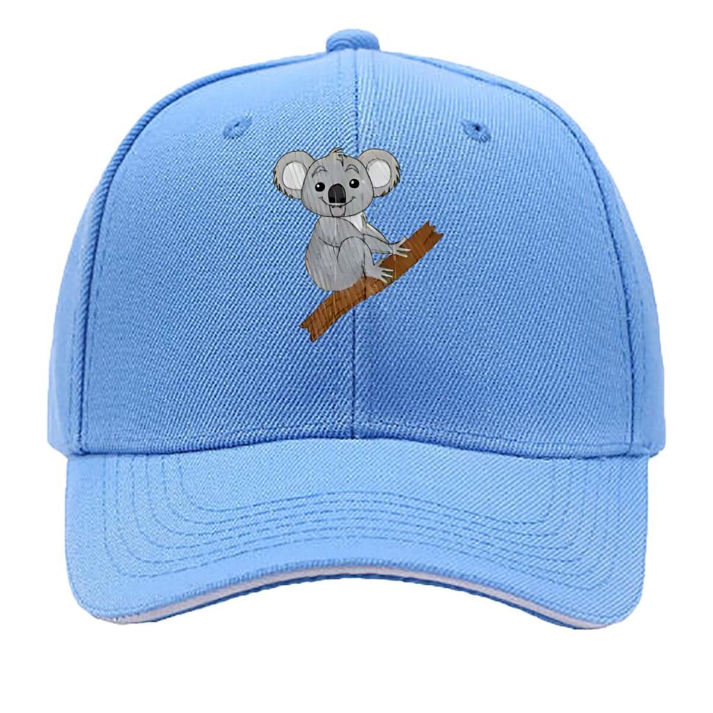 Cuddly Koala On Tree Branch Pattern Sandwich Baseball Cap For WoUnisexs Unisex FeUnisex Beach Dad Hat