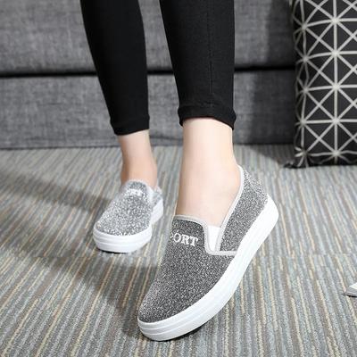 Women Fashion Sweet Light Weight Anti Skid Grey Comfort Shoes Lady Casual Student School Black Shoes Zapatos De Mujer Ga131