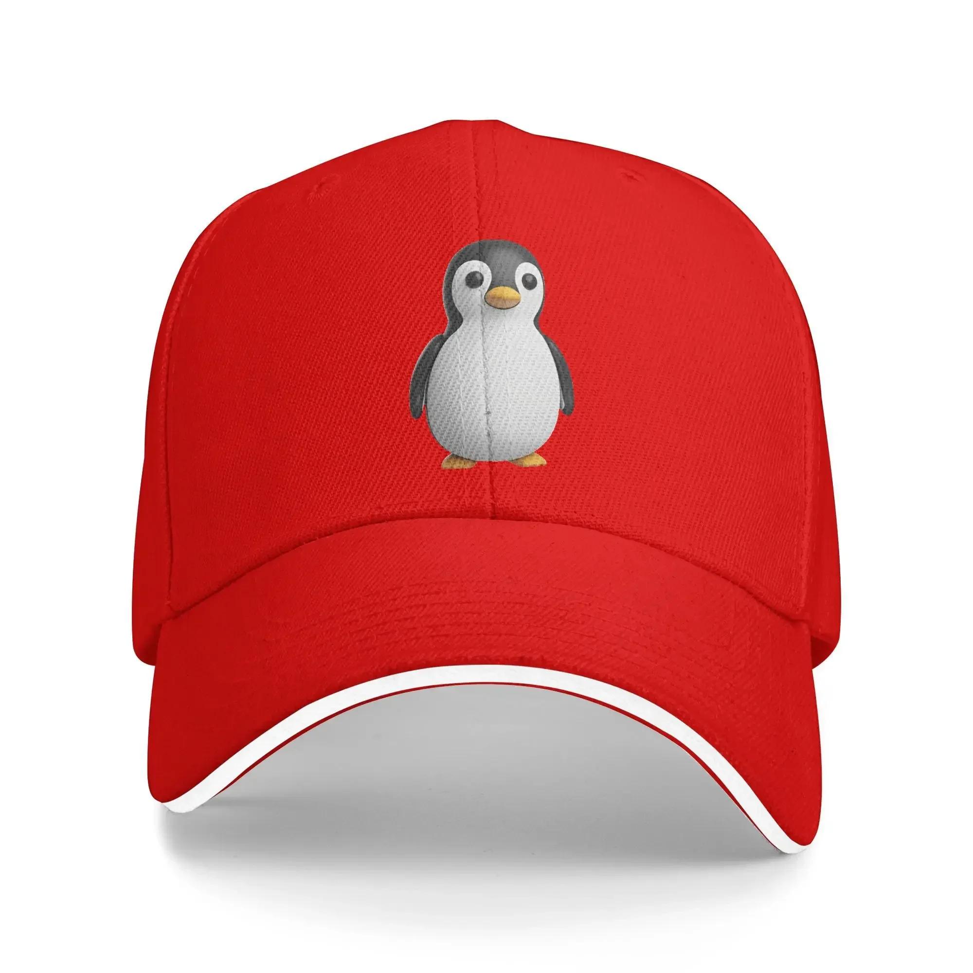 

3D Animals Sun Baseball Cap Spring Couple WoUnisex Cute Penguin Design Trucker Hat Wholesale Streetwear Kpop Rock Baseball Caps One Size