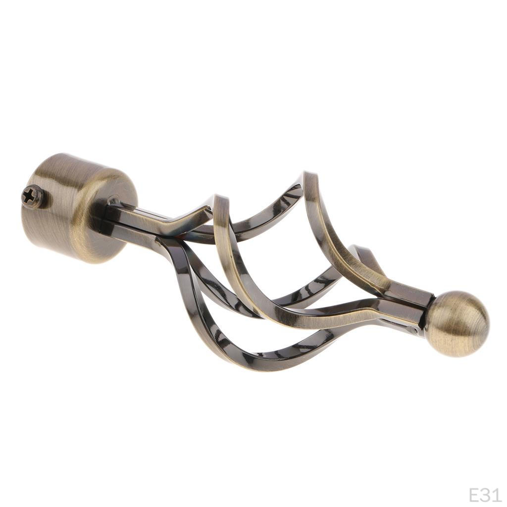 Curtain Panel Rod Head/Ends/Finals Decorative For 28mm Poles
