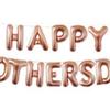 Rose Gold Mother's Day Foil Balloon DIY Decor Aluminum Film Balloons  Party Decor