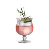 Creative Cocktail Glasses Cup Striped Brandy Glass Cups Mulled Wine Glass Cups Tall Fruit Wine Glasses Cup Bar Accessories