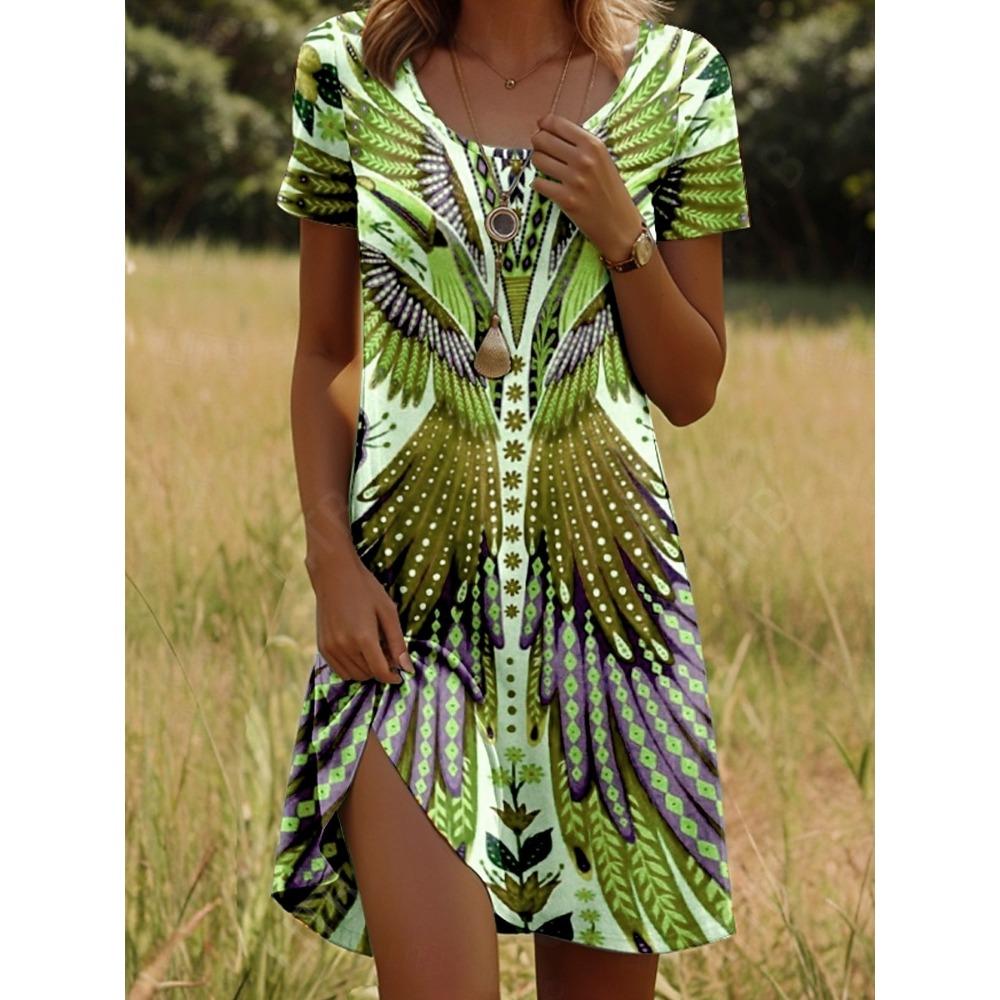 Damenkleid für den Strandurlaub-Stil