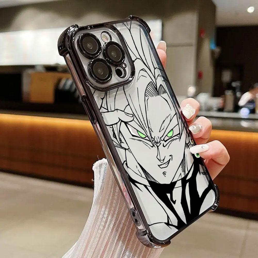 Super Saiyans Broly Son Goku DBZ Phone Case for iPhone 11 13 15 16 17 Pro Max 14 Plus 17Air 16E 13 Pro 12 Mini 17Pro Clear Cover