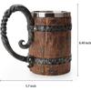 Viking Warrior Skull Mug Tankard Stainless Steel Skull Mug Beer Mug Coffee Beverage 18oz Gift Idea