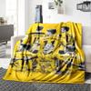 BVB Dortmund Marco Reus Player Back View Print Fleece Blanket Soft Warm Throw Blanket Sofa Couch Bed Home Decor For Soccer Fans