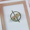 Joytech Precision Gyroscope Kill Time Metal Anti-Gravity Spinner Balance Toy JA01 Golden